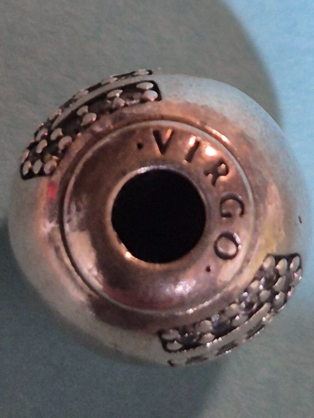 PANDORA - Genuine. " Essence Collection" " VIRGO bead. Gently used